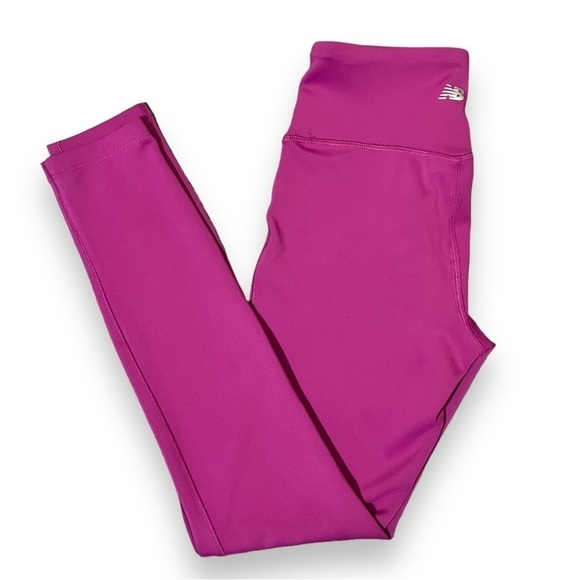 NEW Balance x Isaac Mizrahi Live! High Waisted Leggings Summer Plum Size Small - Picture 1 of 8